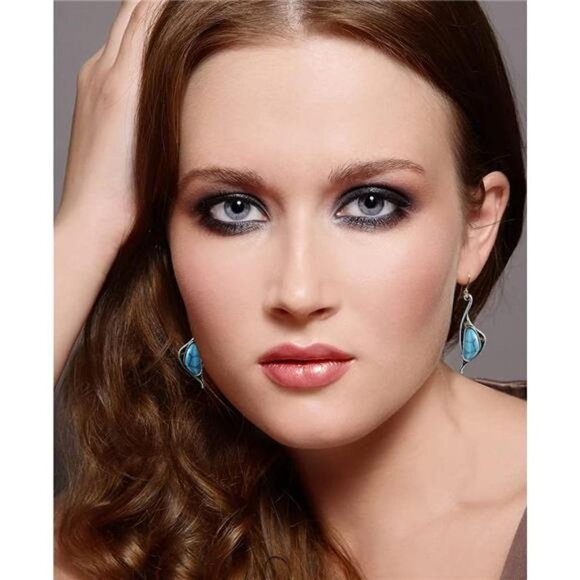 14 Pack Multicolor Boho Geometric Earring Statement Hoop Drop Dangle Earring Set - Picture 4 of 7